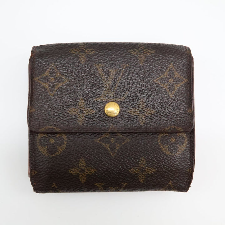 Louis Vuitton Vintage Brown Monogram Compact Bifold Wallet Purse - Lux Central