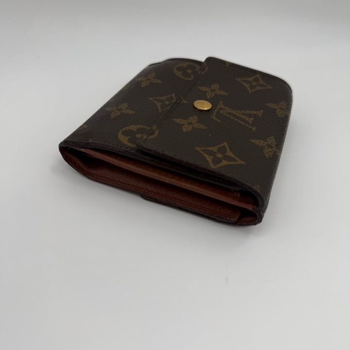 Louis Vuitton Vintage Brown Monogram Compact Bifold Wallet Purse - Lux Central