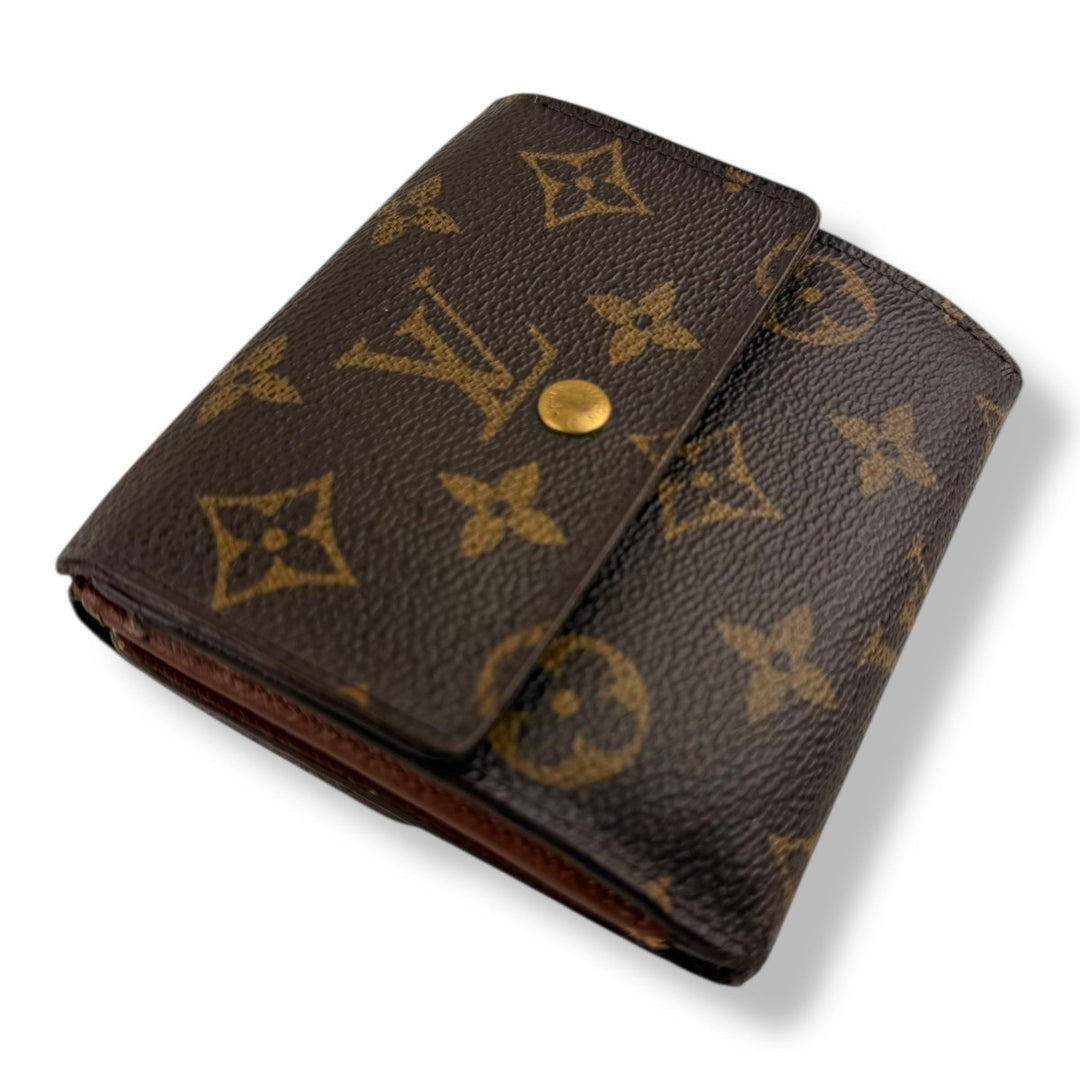 Louis Vuitton Vintage Brown Monogram Compact Bifold Wallet Purse - Lux Central