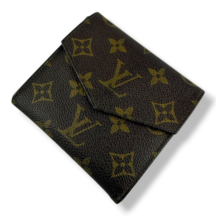 Louis Vuitton Vintage Brown Monogram Compact Bifold Wallet Purse - Lux Central