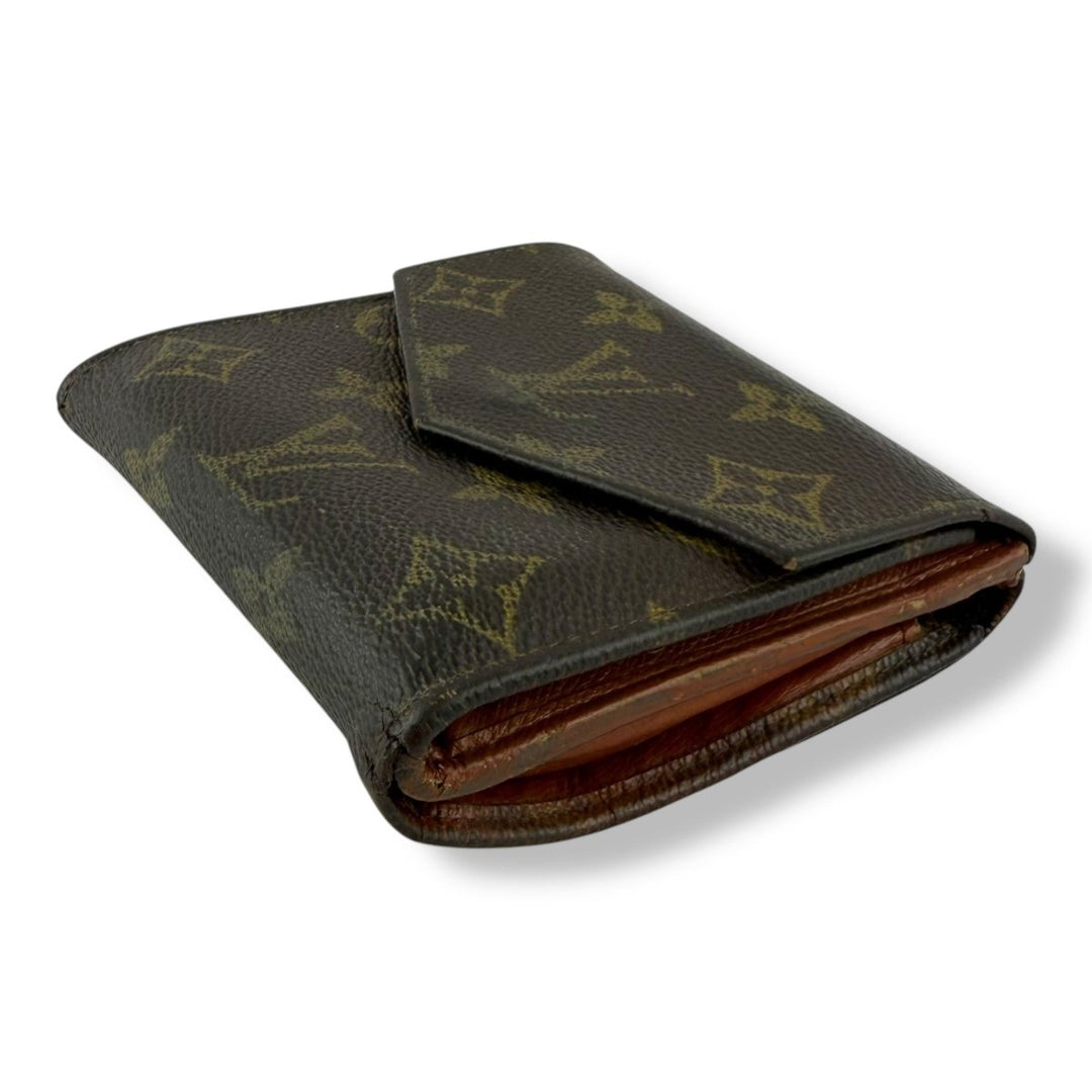 Louis Vuitton Vintage Brown Monogram Compact Bifold Wallet Purse - Lux Central