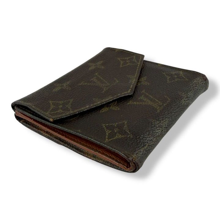 Louis Vuitton Vintage Brown Monogram Compact Bifold Wallet Purse - Lux Central