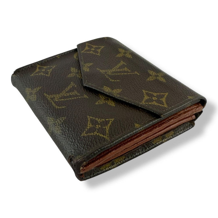 Louis Vuitton Vintage Brown Monogram Compact Bifold Wallet Purse - Lux Central