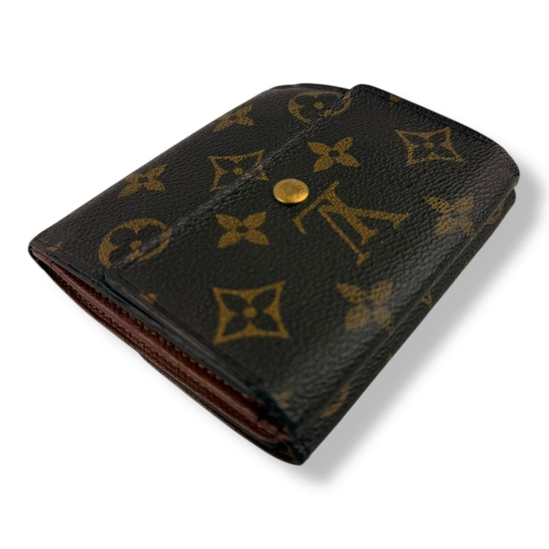 Louis Vuitton Vintage Brown Monogram Compact Bifold Wallet Purse - Lux Central