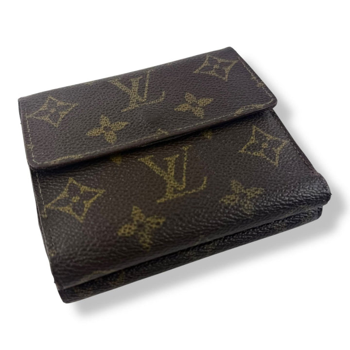 Louis Vuitton Vintage Brown Monogram Compact Bifold Wallet Purse - Lux Central