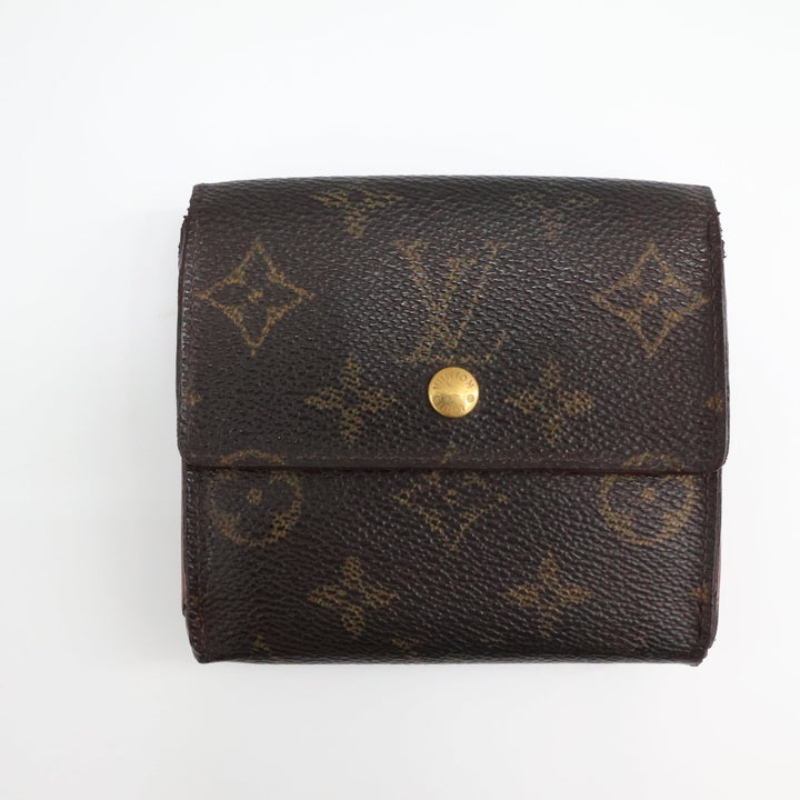 Louis Vuitton Vintage Brown Monogram Compact Bifold Wallet Purse Fair/Good Condition - Lux Central