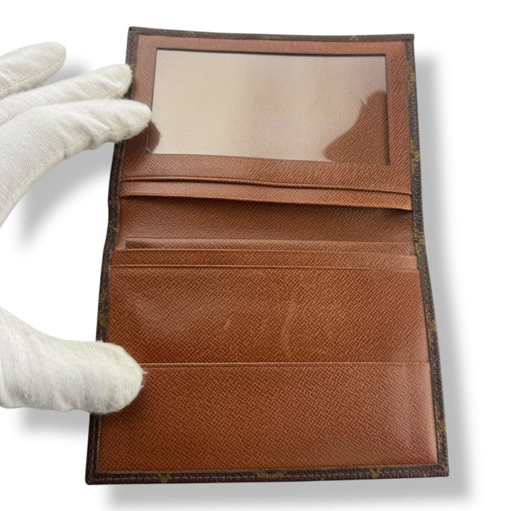 Louis Vuitton Vintage Brown Monogram Large Bifold Wallet - Lux Central