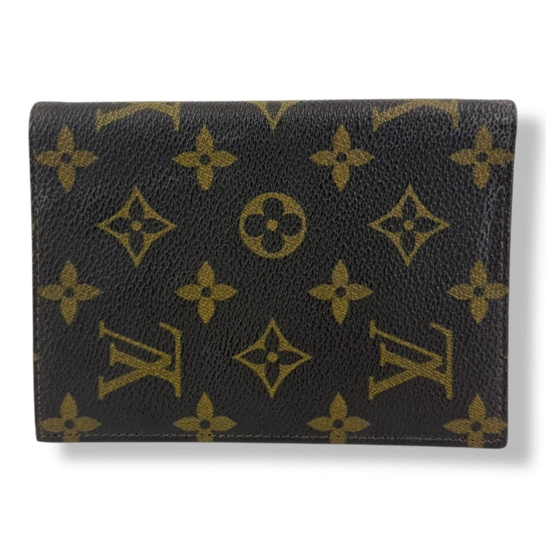 Louis Vuitton Vintage Brown Monogram Large Bifold Wallet - Lux Central