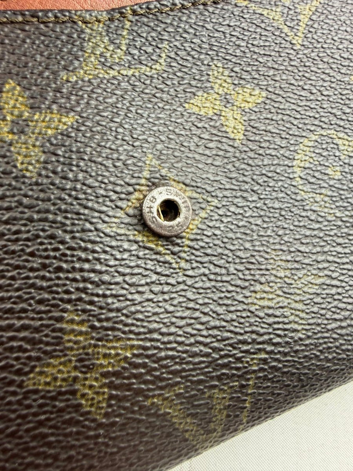 Louis Vuitton Vintage Brown Monogram Long Femme Wallet - Lux Central
