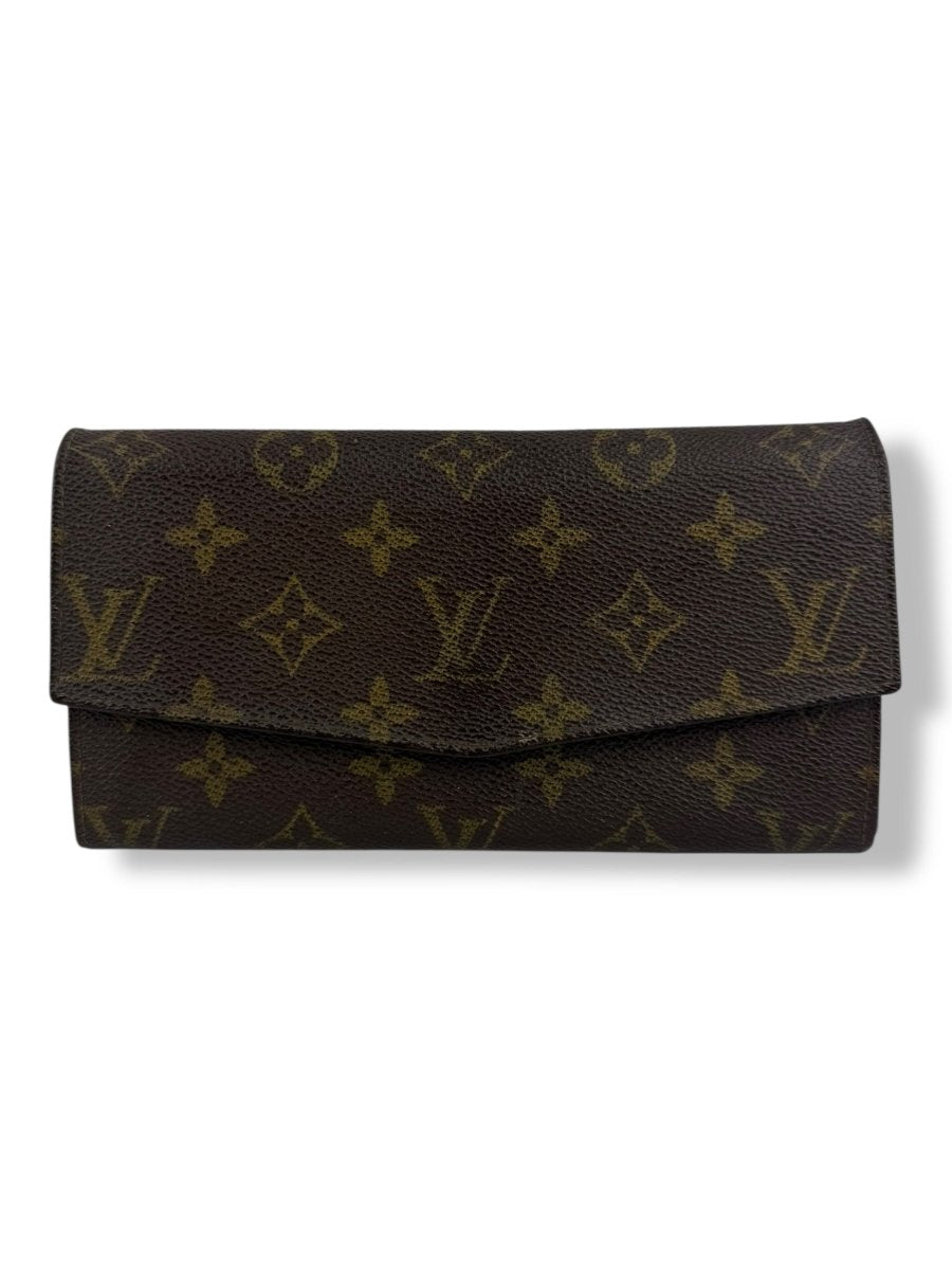 Louis Vuitton Vintage Brown Monogram Long Femme Wallet - Lux Central