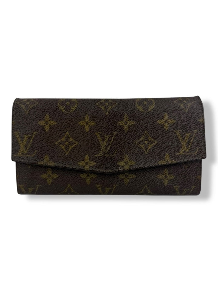 Louis Vuitton Vintage Brown Monogram Long Femme Wallet - Lux Central