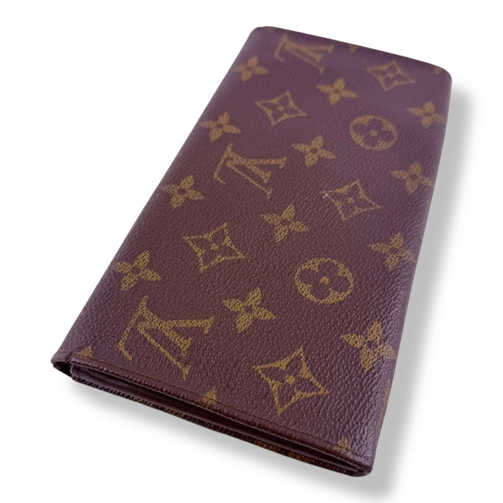 Louis Vuitton Vintage Brown Monogram Long Femme Wallet - Lux Central