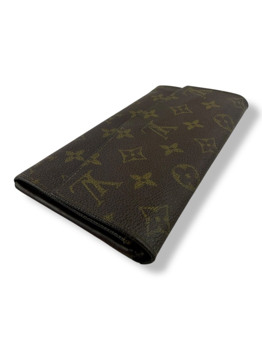 Louis Vuitton Vintage Brown Monogram Long Femme Wallet - Lux Central