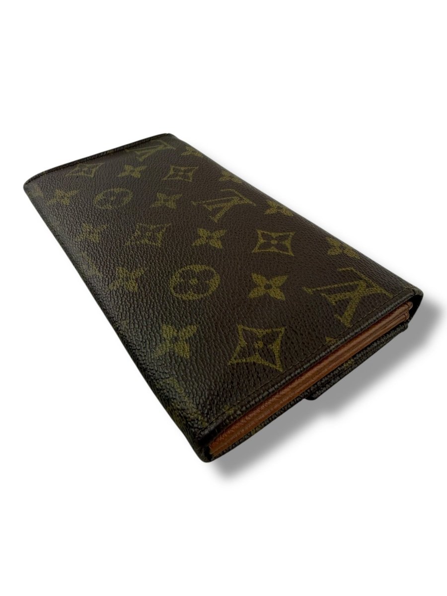 Louis Vuitton Vintage Brown Monogram Long Femme Wallet - Lux Central