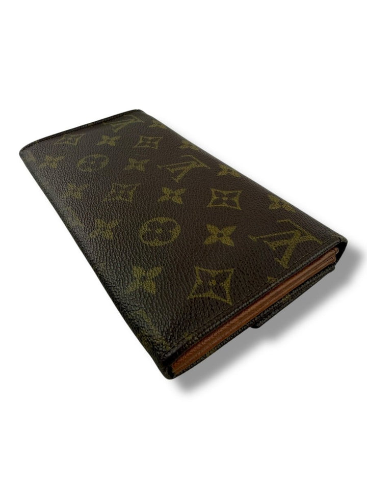 Louis Vuitton Vintage Brown Monogram Long Femme Wallet - Lux Central