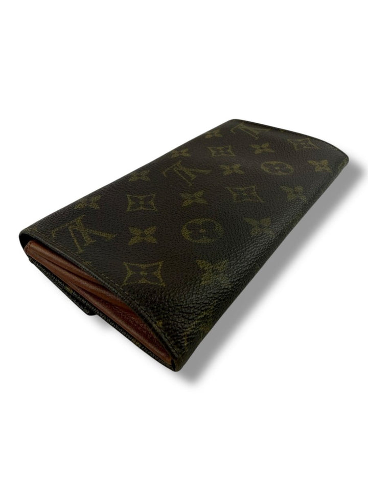 Louis Vuitton Vintage Brown Monogram Long Femme Wallet - Lux Central