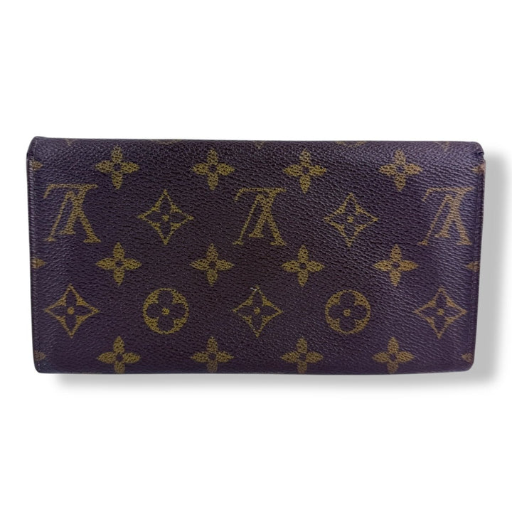 Louis Vuitton Vintage Brown Monogram Long Femme Wallet - Lux Central