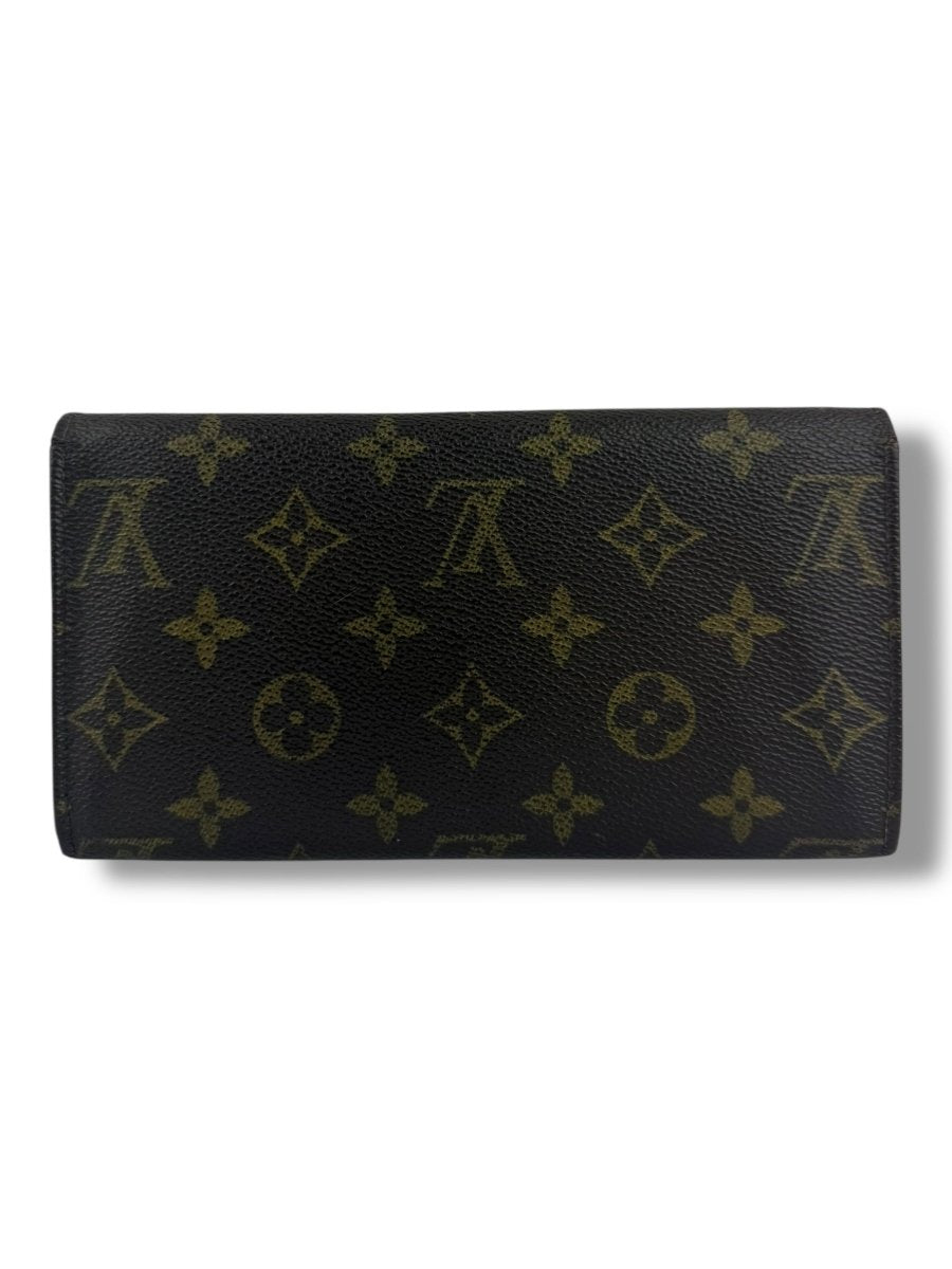 Louis Vuitton Vintage Brown Monogram Long Femme Wallet - Lux Central