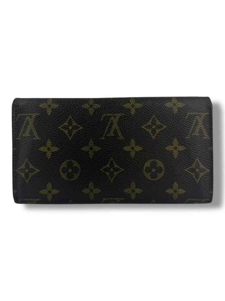Louis Vuitton Vintage Brown Monogram Long Femme Wallet - Lux Central