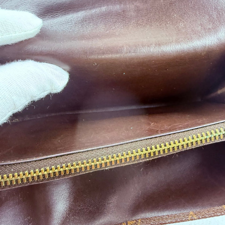 Louis Vuitton Vintage Brown Monogram Long Femme Wallet - Lux Central