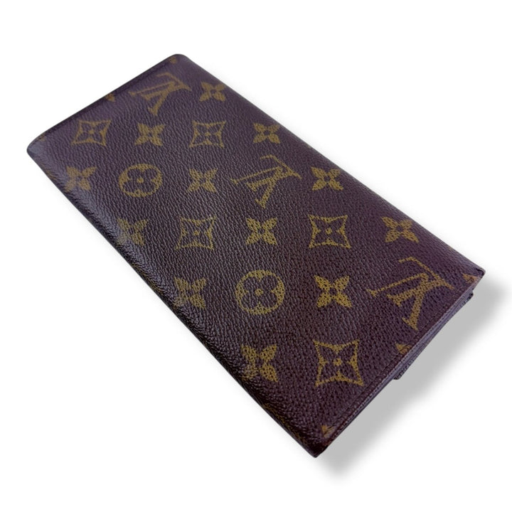 Louis Vuitton Vintage Brown Monogram Long Femme Wallet - Lux Central