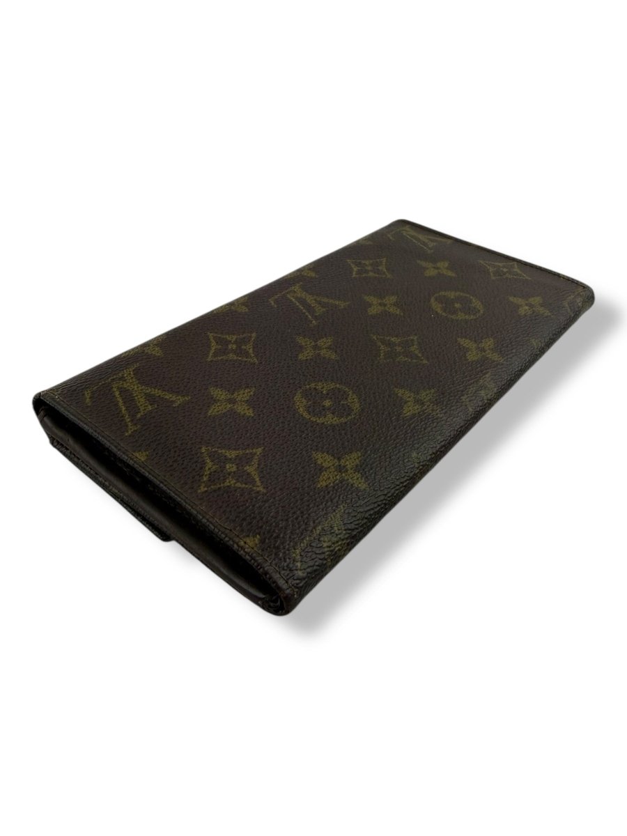 Louis Vuitton Vintage Brown Monogram Long Femme Wallet - Lux Central