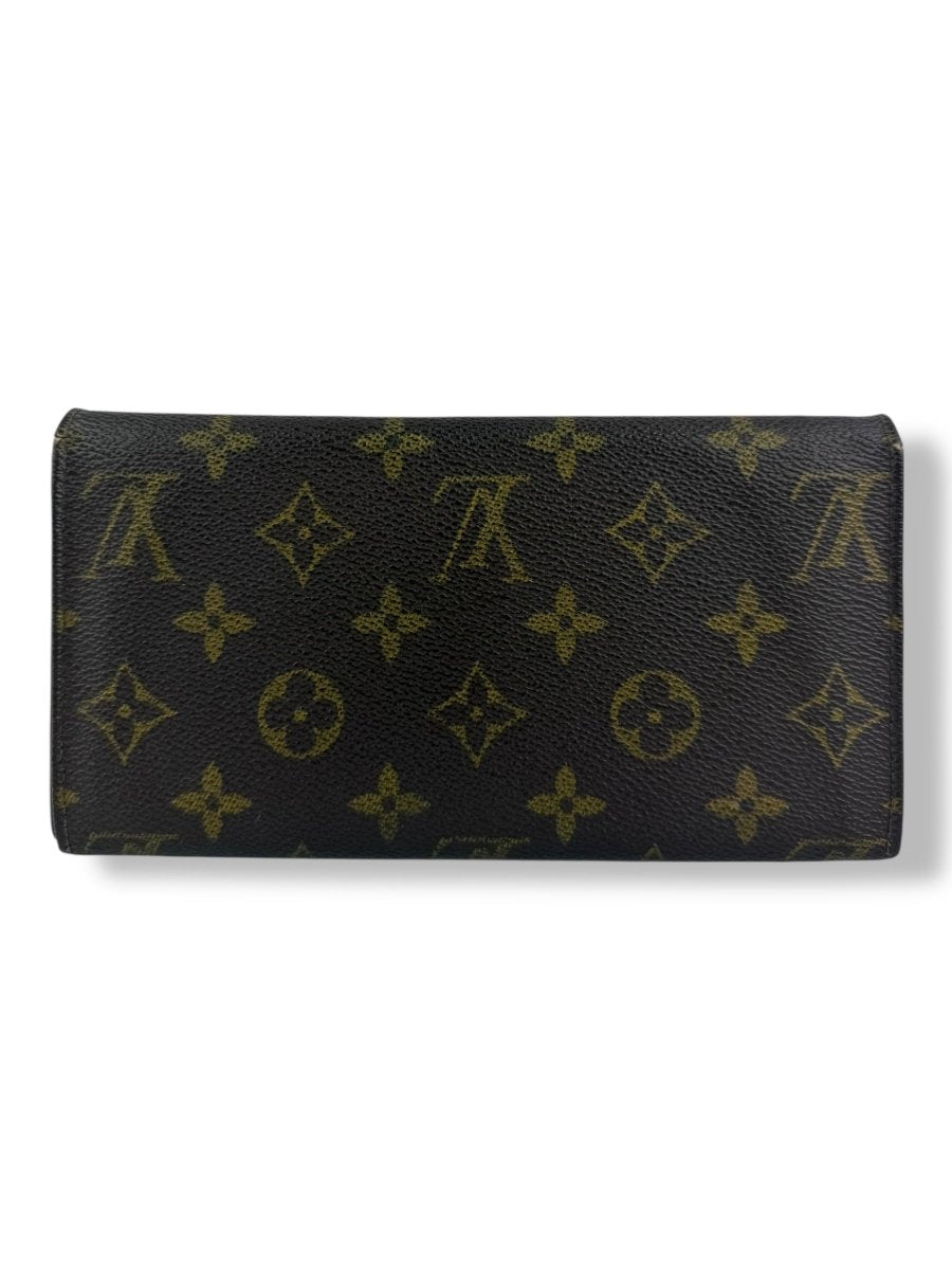 Louis Vuitton Vintage Brown Monogram Long Femme Wallet - Lux Central