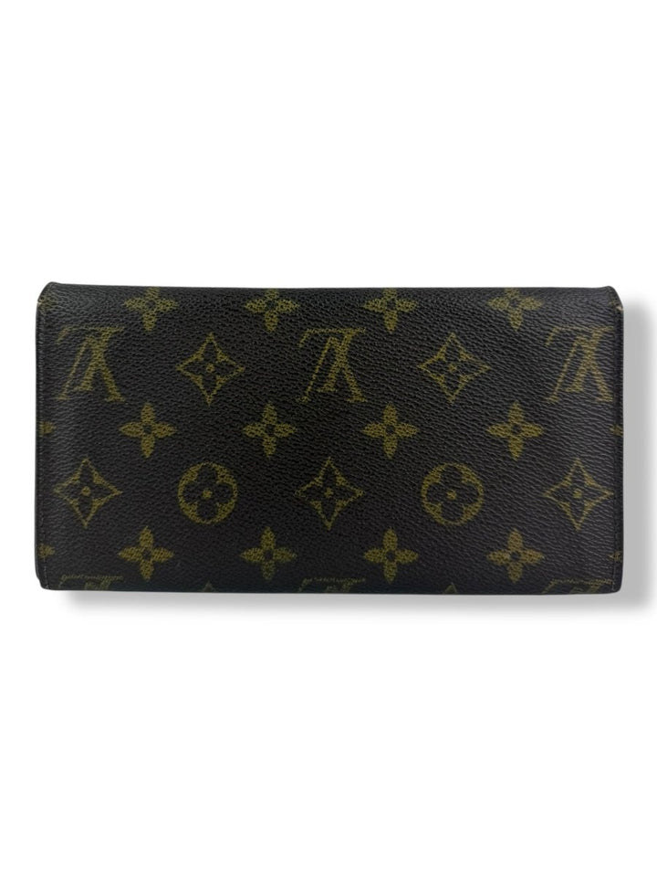 Louis Vuitton Vintage Brown Monogram Long Femme Wallet - Lux Central