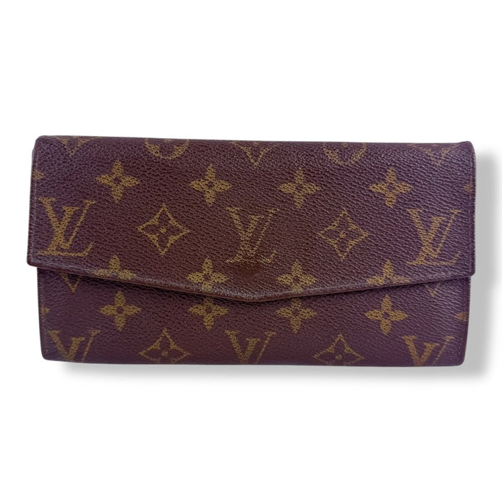 Louis Vuitton Vintage Brown Monogram Long Femme Wallet - Lux Central