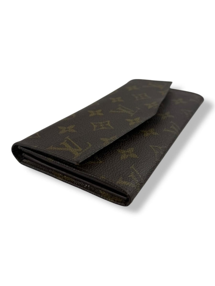 Louis Vuitton Vintage Brown Monogram Long Femme Wallet - Lux Central