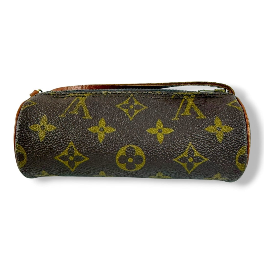 Louis Vuitton Vintage Brown Monogram Mini Papillon Pouch - Lux Central
