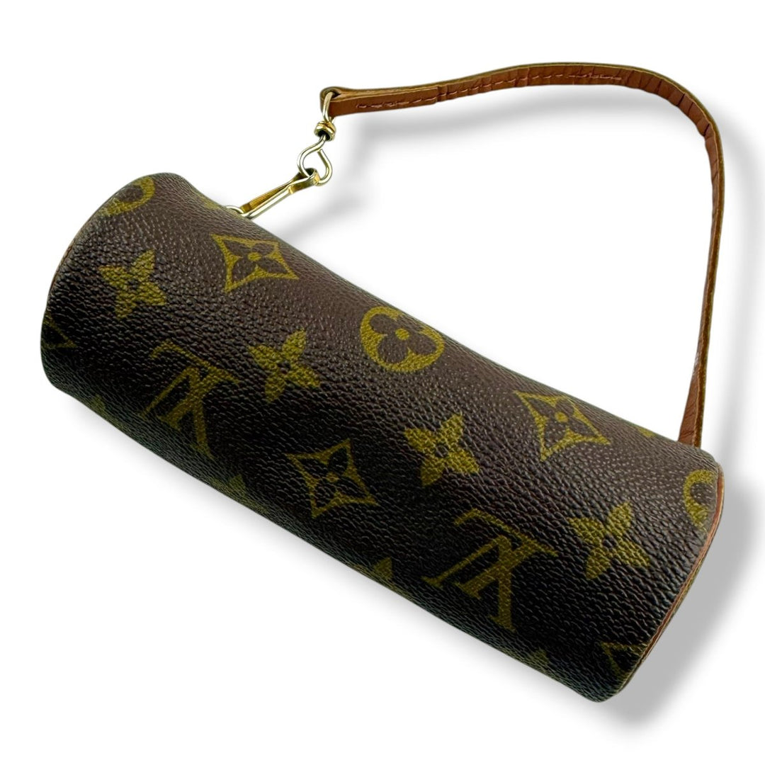 Louis Vuitton Vintage Brown Monogram Mini Papillon Pouch - Lux Central