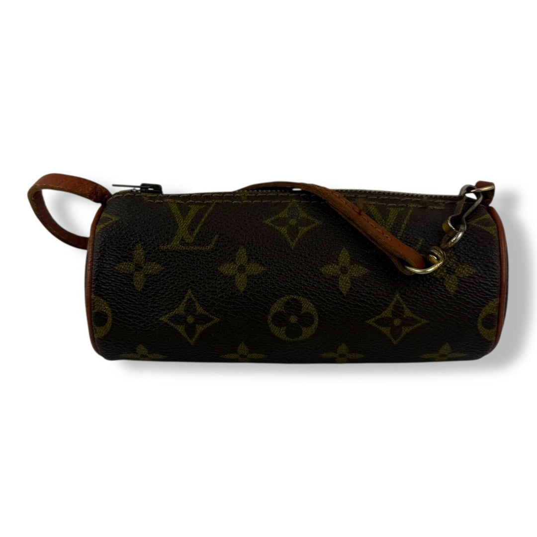 Louis Vuitton Vintage Brown Monogram Mini Papillon Pouch - Lux Central