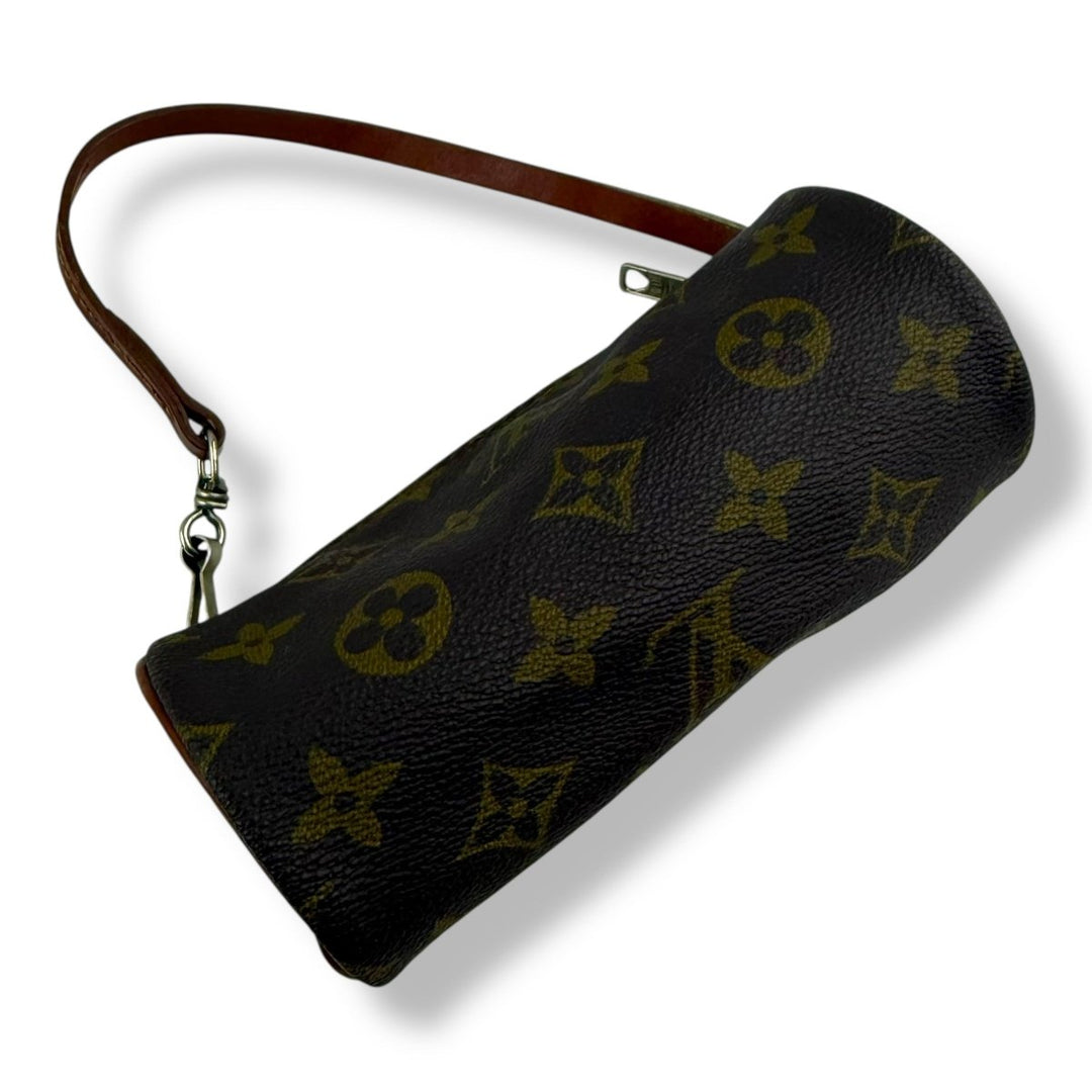 Louis Vuitton Vintage Brown Monogram Mini Papillon Pouch - Lux Central