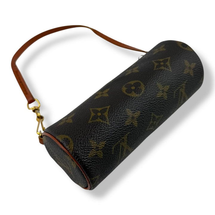 Louis Vuitton Vintage Brown Monogram Mini Papillon Pouch - Lux Central