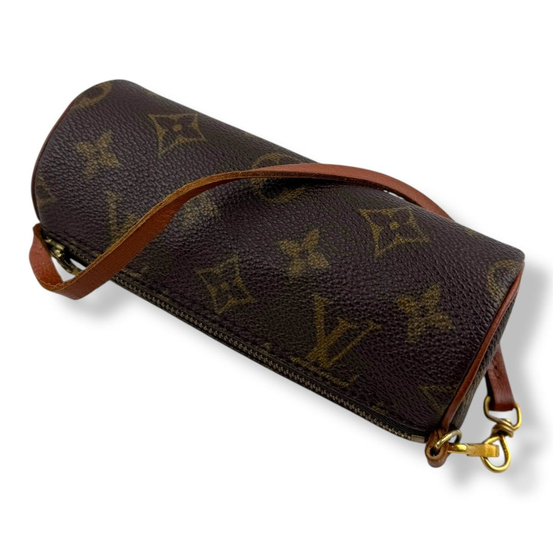 Louis Vuitton Vintage Brown Monogram Mini Papillon Pouch - Lux Central