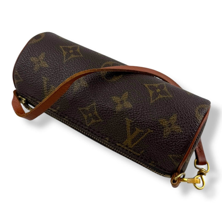 Louis Vuitton Vintage Brown Monogram Mini Papillon Pouch - Lux Central