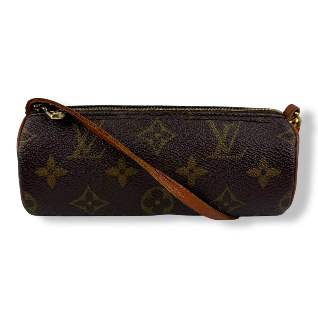 Louis Vuitton Vintage Brown Monogram Mini Papillon Pouch - Lux Central