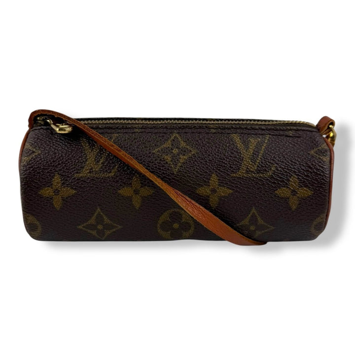Louis Vuitton Vintage Brown Monogram Mini Papillon Pouch - Lux Central