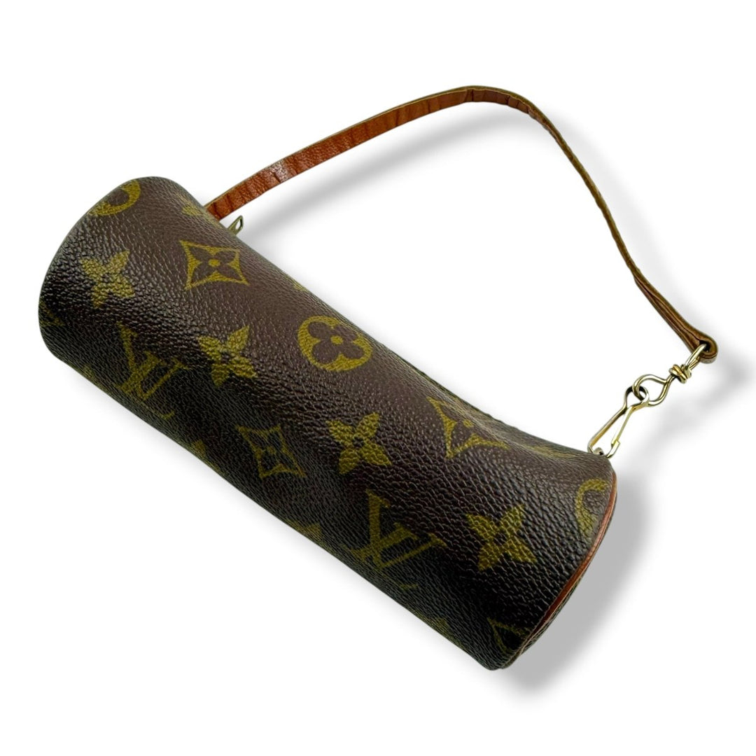 Louis Vuitton Vintage Brown Monogram Mini Papillon Pouch - Lux Central
