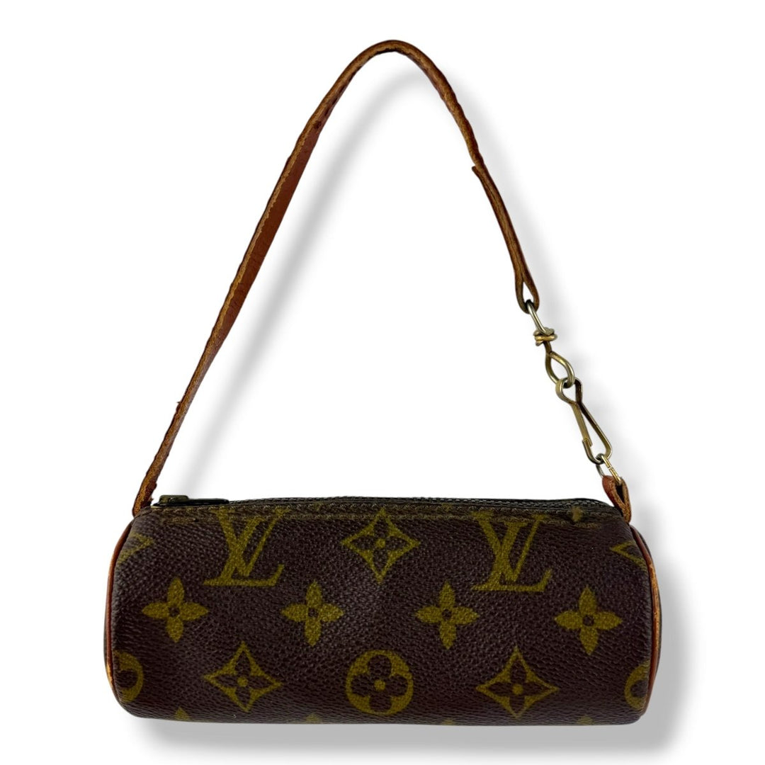 Louis Vuitton Vintage Brown Monogram Mini Papillon Pouch - Lux Central