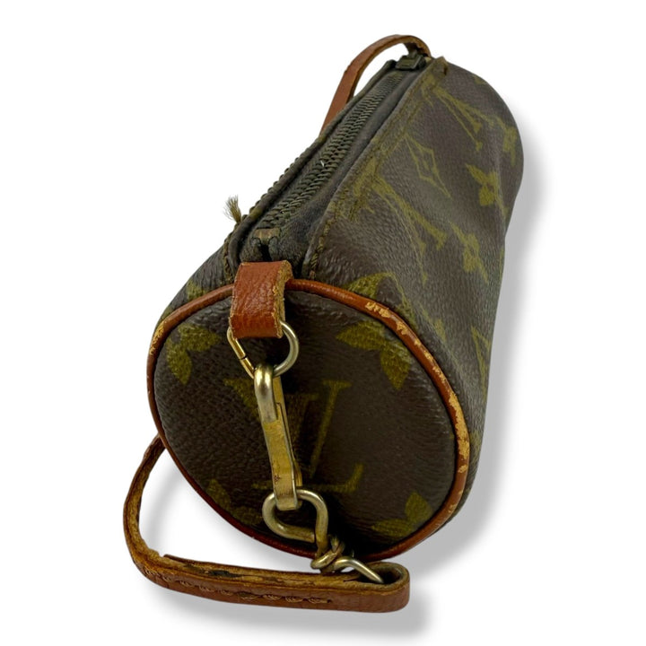 Louis Vuitton Vintage Brown Monogram Mini Papillon Pouch - Lux Central