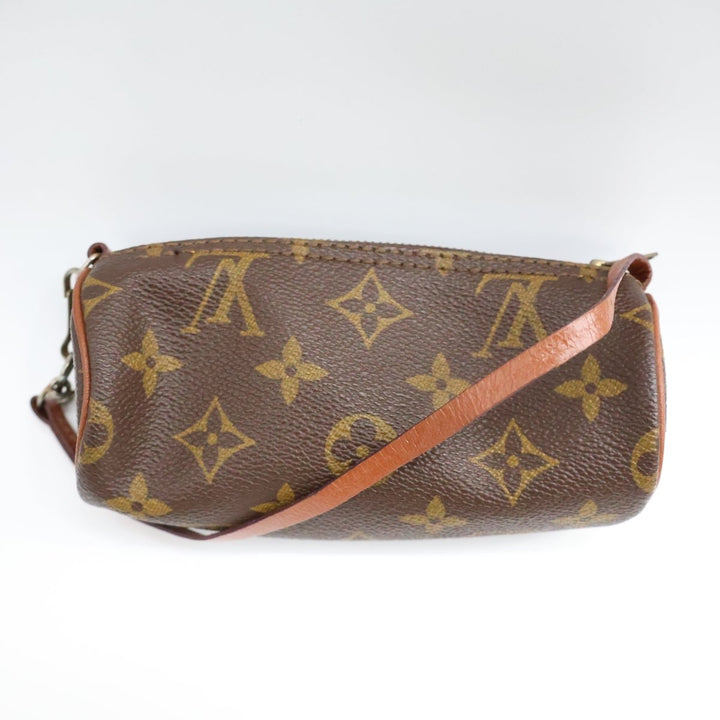 Louis Vuitton Vintage Brown Monogram Mini Papillon Pouch - Lux Central