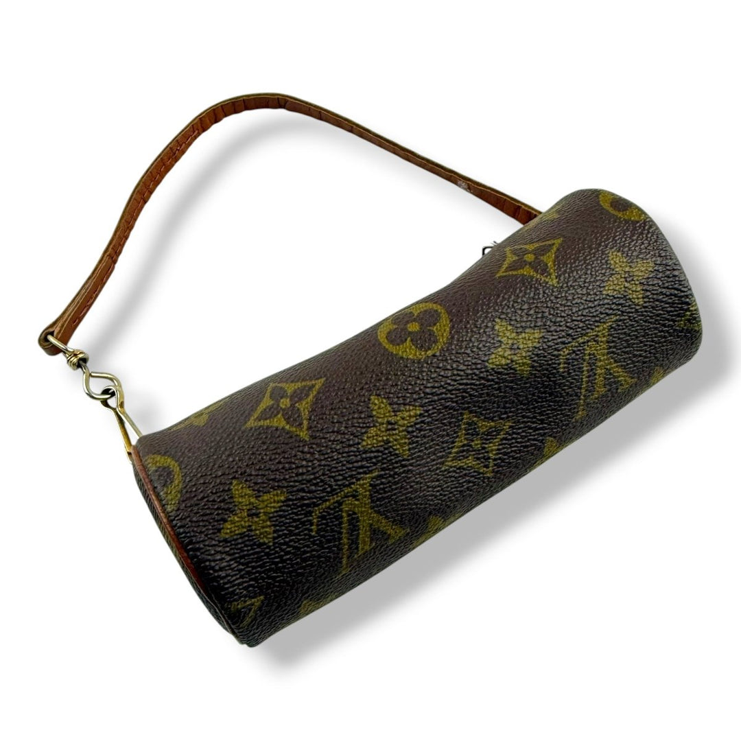 Louis Vuitton Vintage Brown Monogram Mini Papillon Pouch - Lux Central