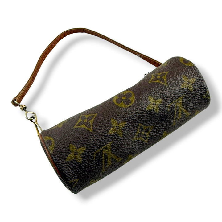 Louis Vuitton Vintage Brown Monogram Mini Papillon Pouch - Lux Central