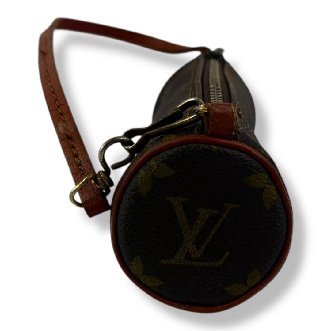 Louis Vuitton Vintage Brown Monogram Mini Papillon Pouch - Lux Central