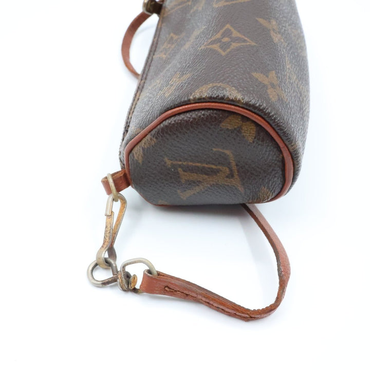 Louis Vuitton Vintage Brown Monogram Mini Papillon Pouch - Lux Central