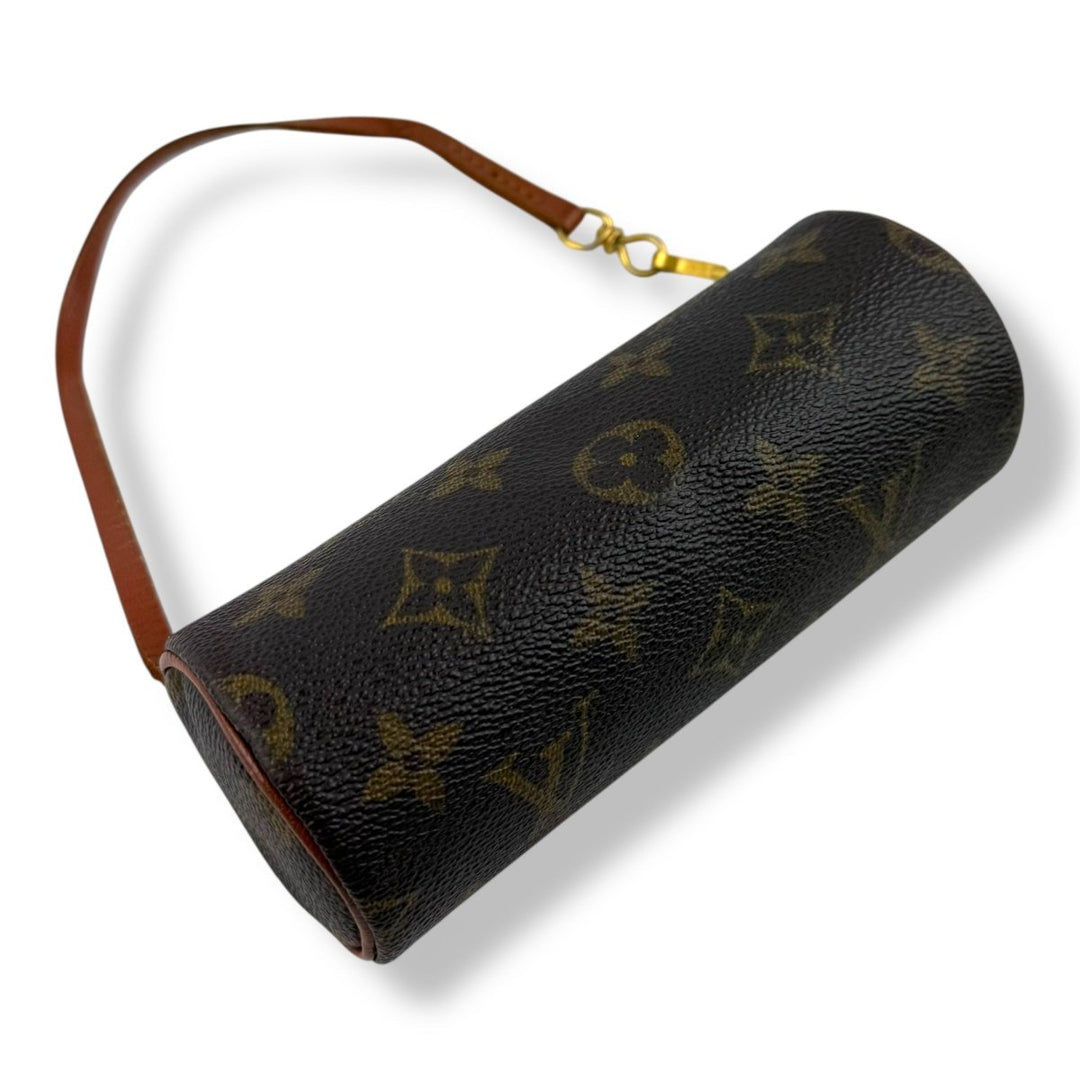 Louis Vuitton Vintage Brown Monogram Mini Papillon Pouch - Lux Central