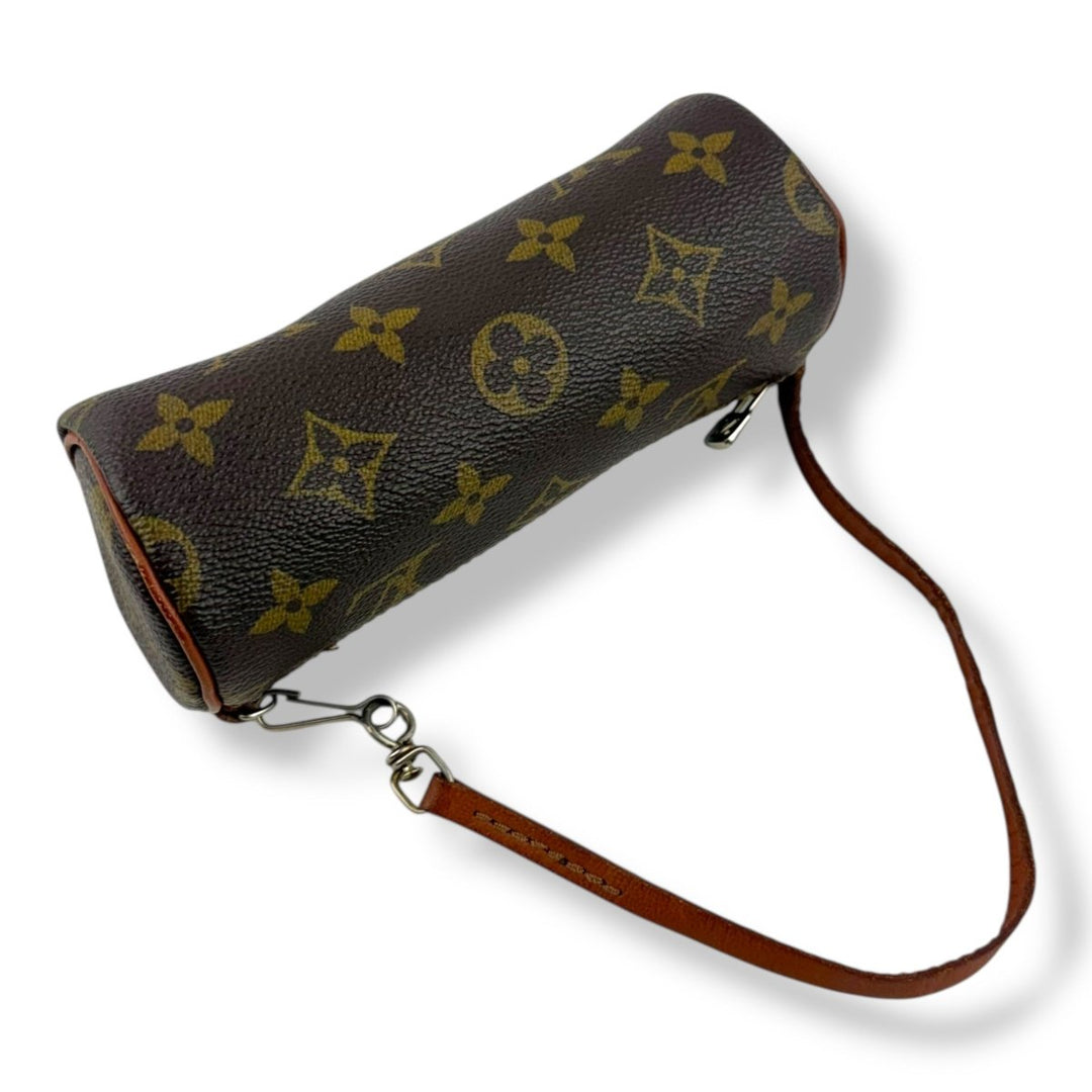 Louis Vuitton Vintage Brown Monogram Mini Papillon Pouch - Lux Central
