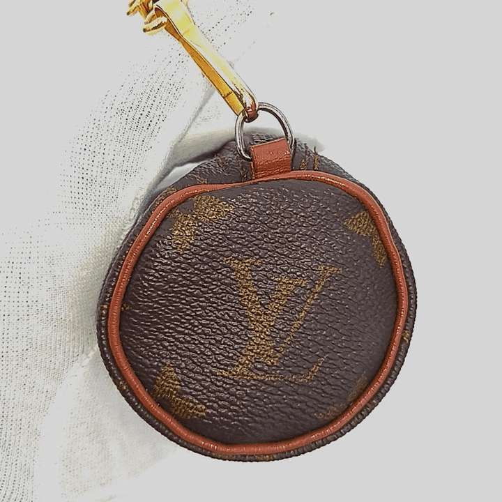 Louis Vuitton Vintage Brown Monogram Mini Papillon Pouch - Lux Central